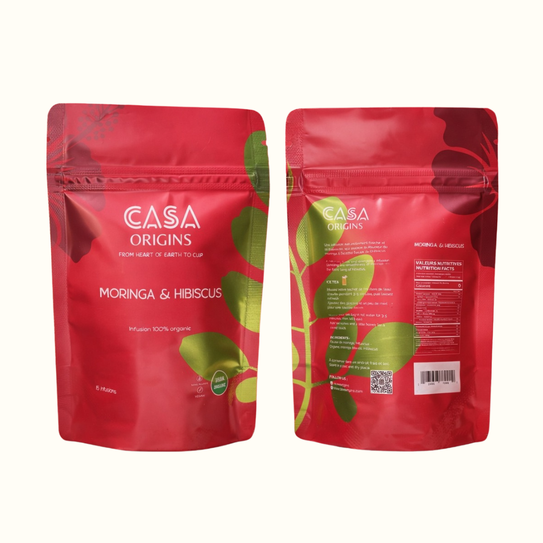 Moringa and Hibiscus Infusion