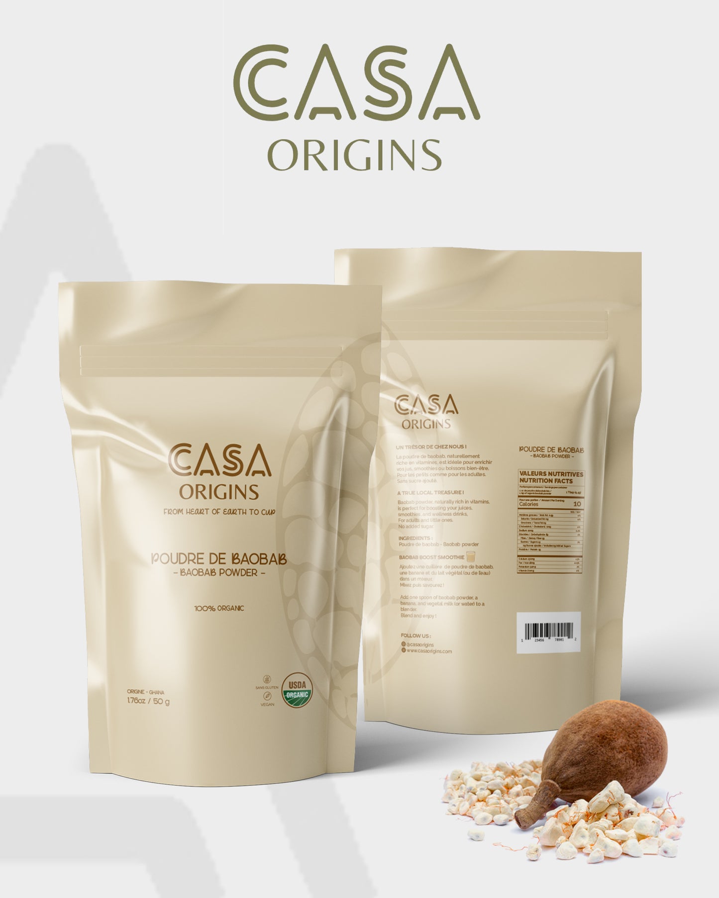 Poudre de Baobab bio